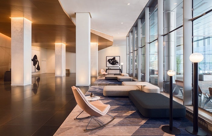 <p>Marriott Marquis Chicago featuring artwork from local artists.</p>