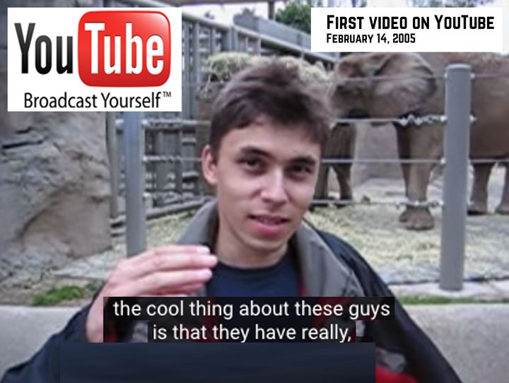 Jawed Karim: Youtube First famous Video "me at the zoo" 