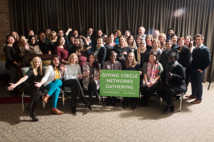 <p>Celebrating a successful first-ever national convening of giving circle networks. Cheers!</p>