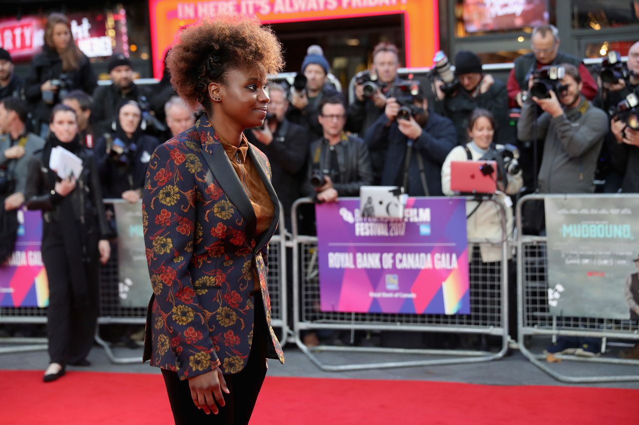 Dee Rees attends the premiere of "Mudbound" at the BFI London Film Festival on Oct. 5, 2017.
