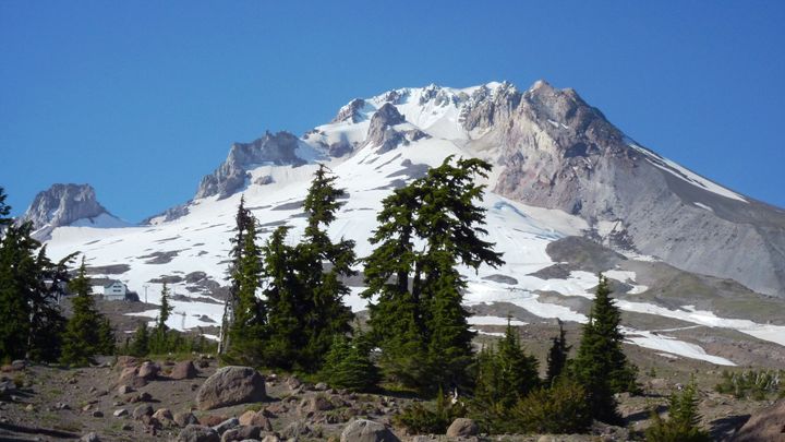 Elusive Mount Hood can look like this, or it can be buried under clouds as it was for four days in November 2017. But either way, the surrounding landscape is magnificent.