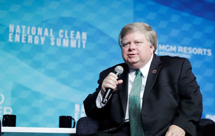 <em><strong>Mayor Dale Ross of Georgetown, Texas at the National Clean Energy Summit, Las Vegas, NV.</strong></em>