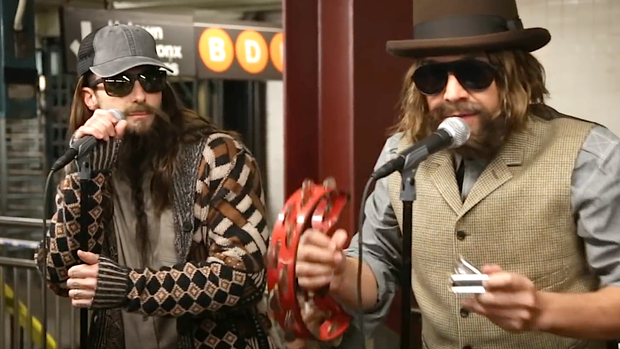 Maroon 5 And Jimmy Fallon Surprise Commuters With Undercover Busking