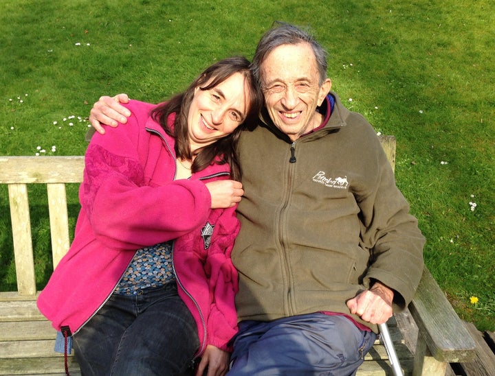 Deborah and her father, Lord Joel Joffe