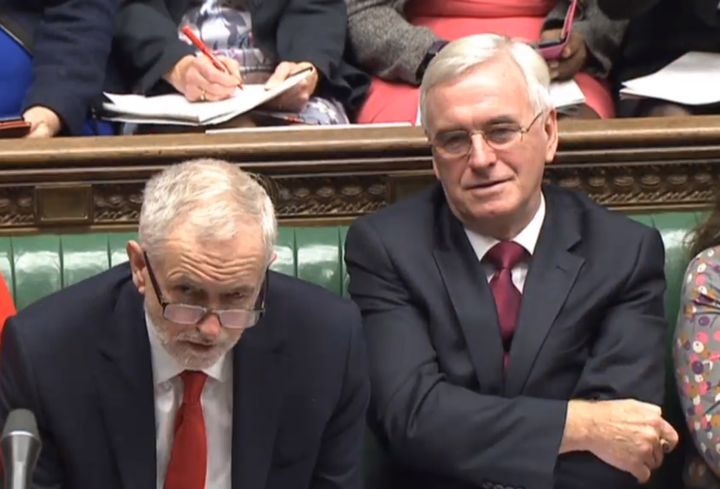 Labour leader Jeremy Corbyn and Shadow Chancellor John McDonnell 