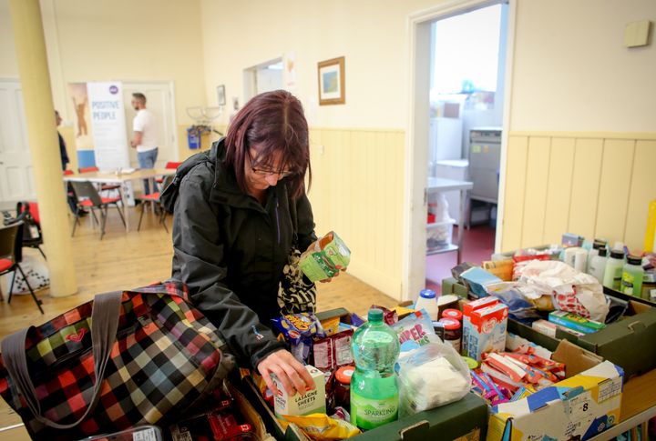 A reported increase in food bank use has been attributed to problems with Universal Credit