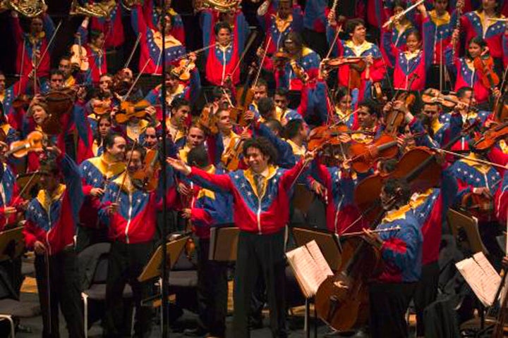 <p>Gustavo Dudamel, Orquesta Sinfónica Simón Bolívar </p>