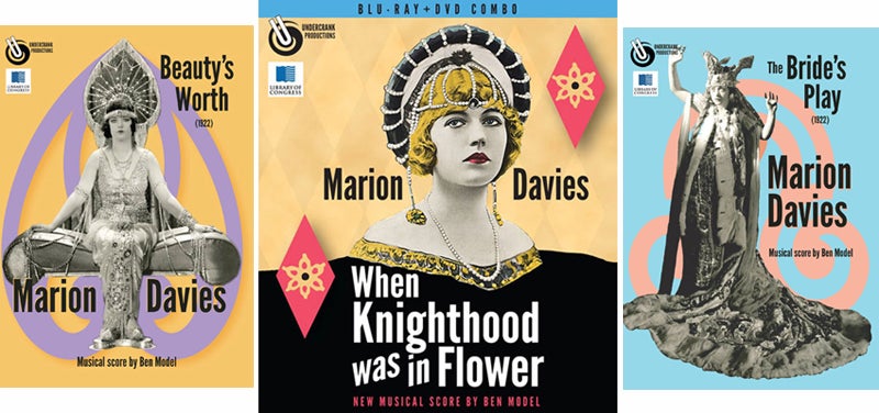 Three Marion Davies films from Undercrank Productions