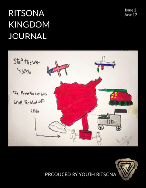 The cover of the 2nd edition of the Ritsona Kingdom Journal 