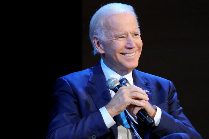 Biden at a Nov. 13 event in New York, where he was asked about his handling of Anita Hill's testimony.