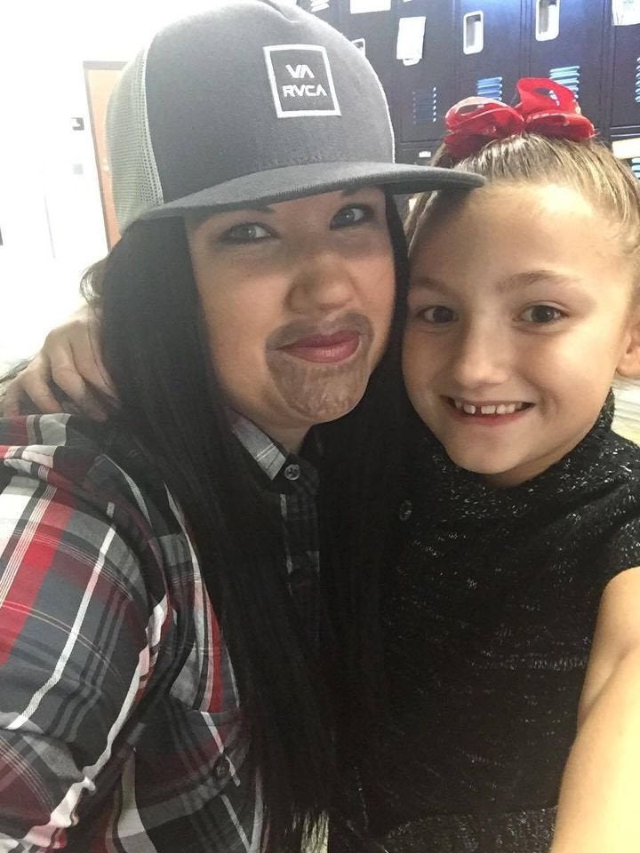 Michelle Srenco and her daughter Ciarah. 