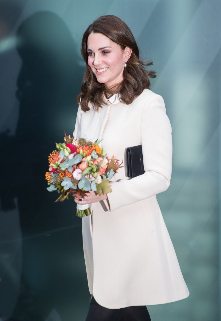 Catherine, Duchess of Cambridge, at the Hornsey Road Children's Centre on Nov. 14 in London.