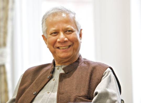 Professor Muhammad Yunus <a rel="nofollow" href="https://www.devex.com/news/can-redefining-humanity-be-muhammad-yunus-legacy-