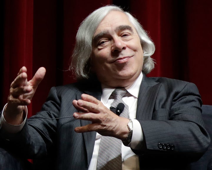 <p><em>Former Energy Secretary Ernest Moniz in a “Fireside Chat” at the October 13th National Clean Energy Summit in Las Vegas, NV.</em> </p>