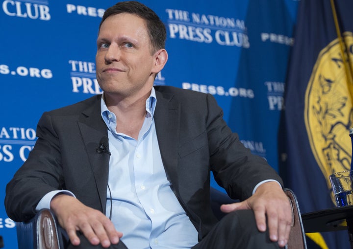 Tech billionaire Peter Thiel in 2016.