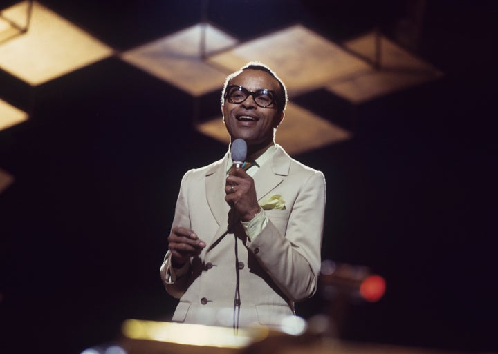 Jon Hendricks performs on stage in an undated photo taken around 1970.