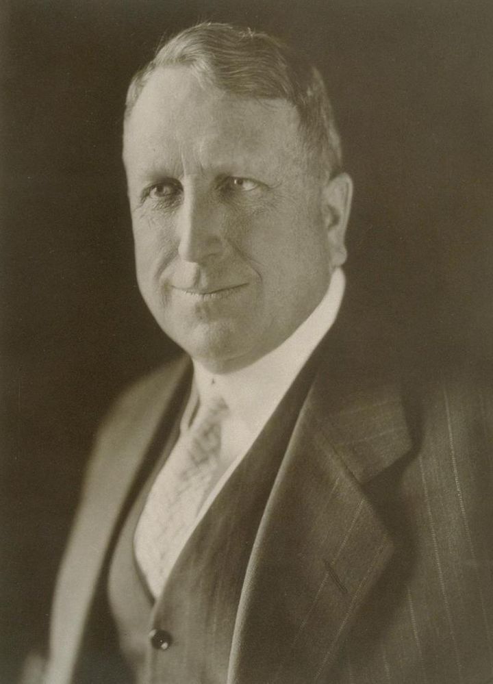 William R. Hearst publisher of the San Francisco Examiner who would eventually build Hearst Communications into the largest magazine and newspaper business in the world.