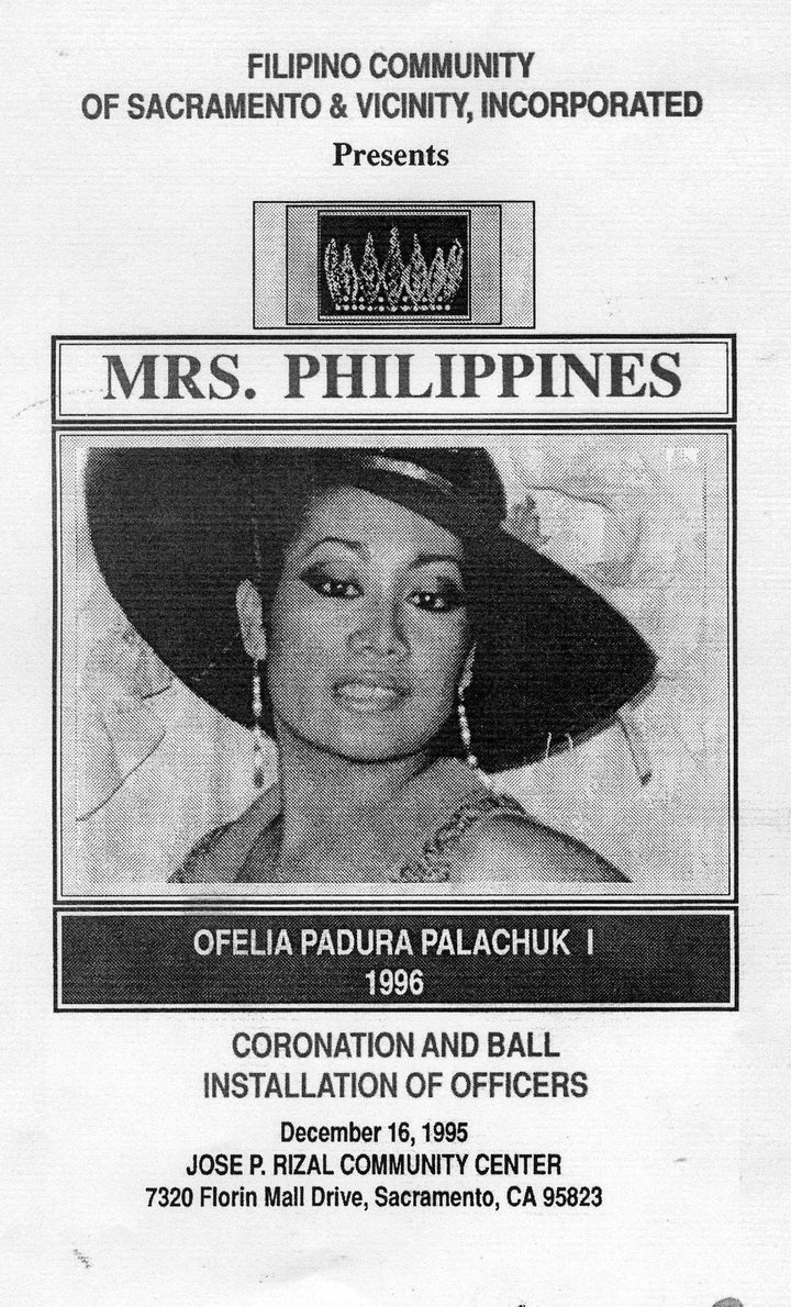 Ofelia Palachuk “Mrs. Philippines,” 1996