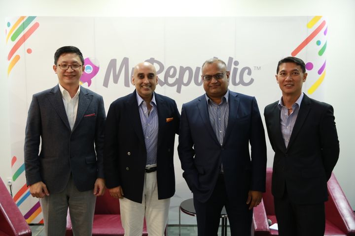 Left to Right: Tan Shau En (Executive Director, IP ValueLabs), Ali Ijaz Ahmad (Co-Founder, CEO, Makara Capital) Malcolm Rodrigues (Group CEO, MyRepublic) Kelvin Tan (Director of Investments, Makara Capital)