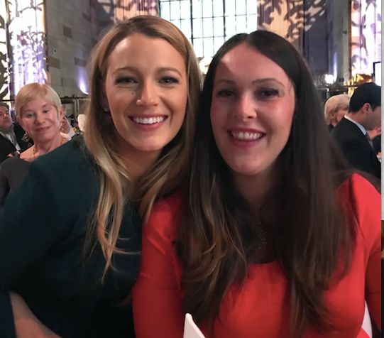 Blake Lively and Child Rescue Coalition Founder/CEO Carly Yoost.