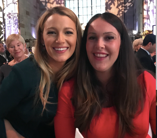 <p>Blake Lively and Child Rescue Coalition Founder/CEO Carly Yoost.</p>