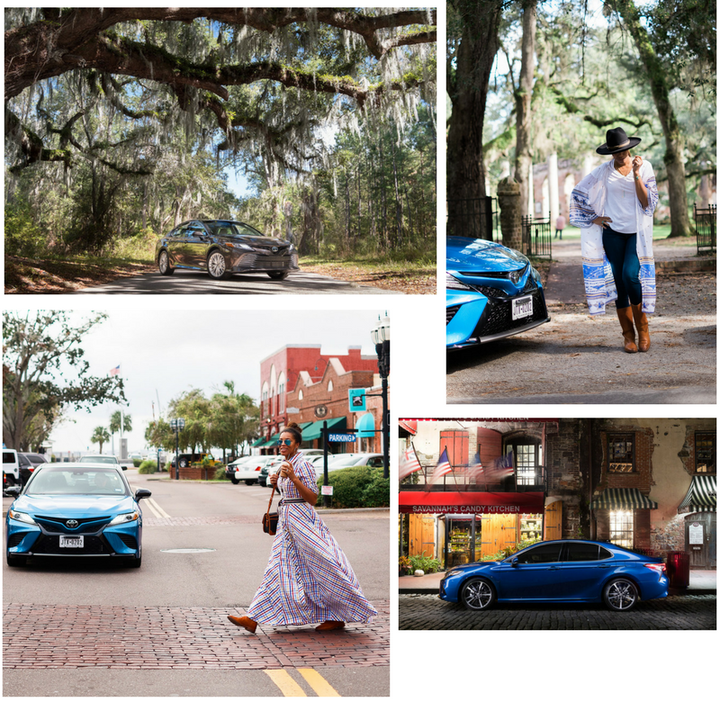 <p>The 2018 Camry & I in Savannah, Ga, Amelia Island, Fl and at the Old Sheldon Church Ruins in Yemassee, SC.</p>