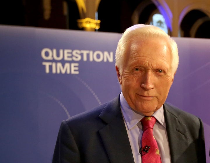 Question Time host David Dimbleby.