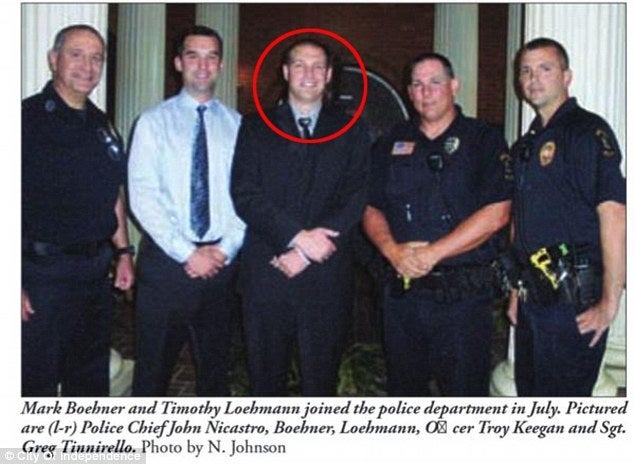 Loehmann, pictured here after joining the police force, was a rookie when he shot Tamir Rice