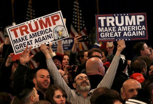 Trump claimed victory in the New Hampshire Republican primary elections, predicting before a raucous crowd.