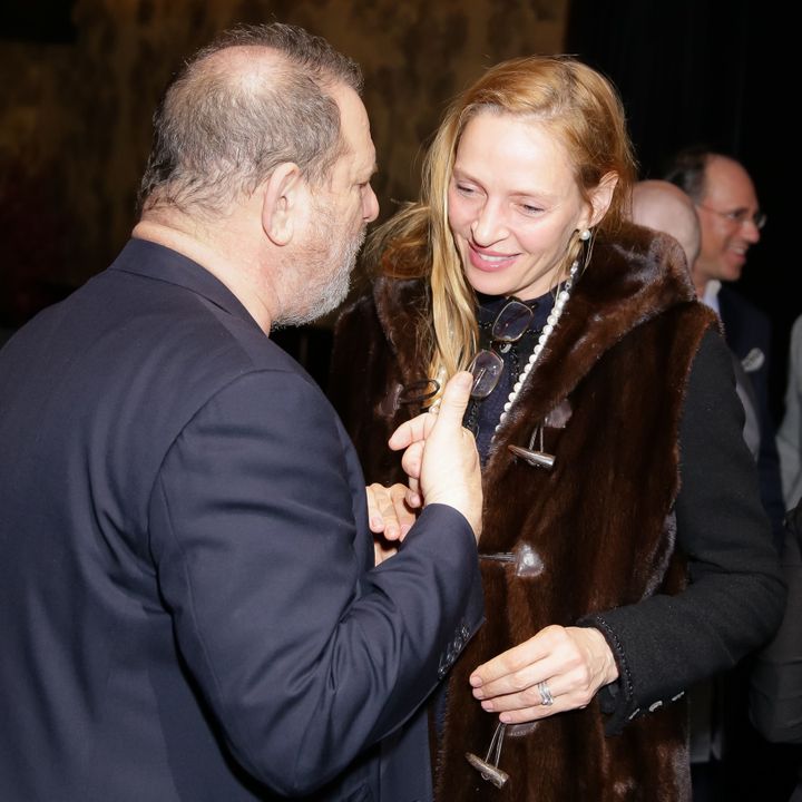 Uma and Weinstein at a 2014 event 