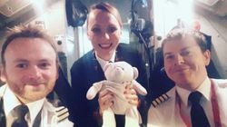 Teddy Given VIP Treatment By Cabin Crew After Four-Year-Old Left It In An Airport