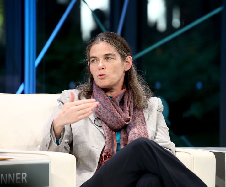 Coursera co-founder Daphne Koller speaks at the New York Times Schools For Tomorrow Conference.