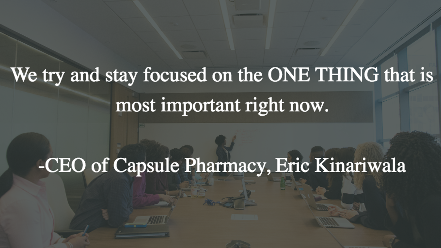 Interview with CEO of Capsule, Eric Kinariwala HuffPost