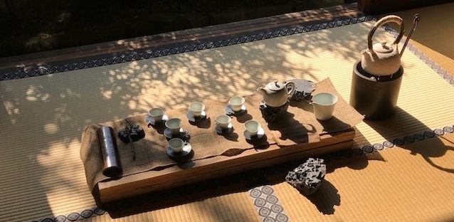 Pottery exhibition, Ryosoku-in Temple, Kyoto