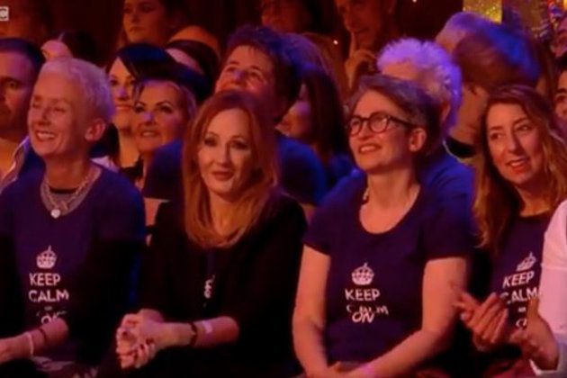 J.K. Rowling was spotted in the 'Strictly audience
