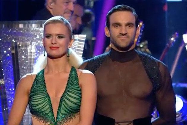 Davood's outfit got the judges hot under the collar
