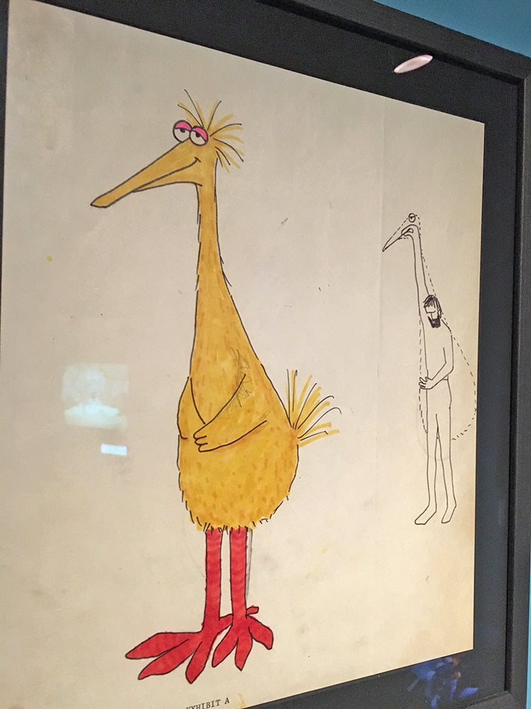 The original design for Big Bird.