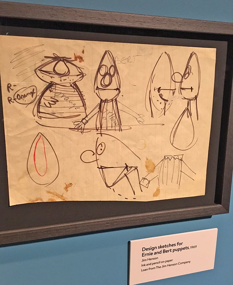 Original design of Bert and Ernie