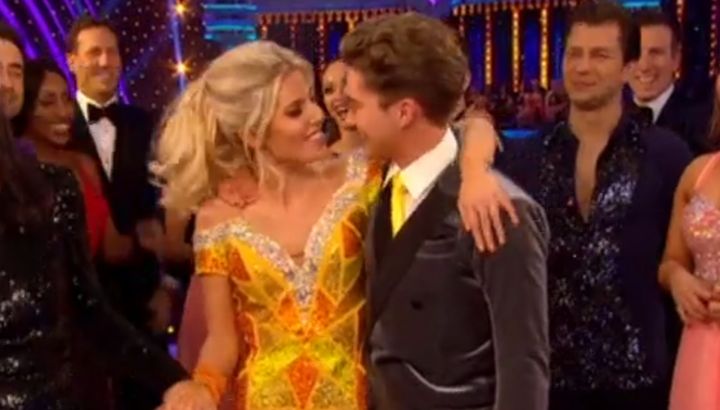 The 'Strictly' contestants tried to force Mollie and AJ into a kiss