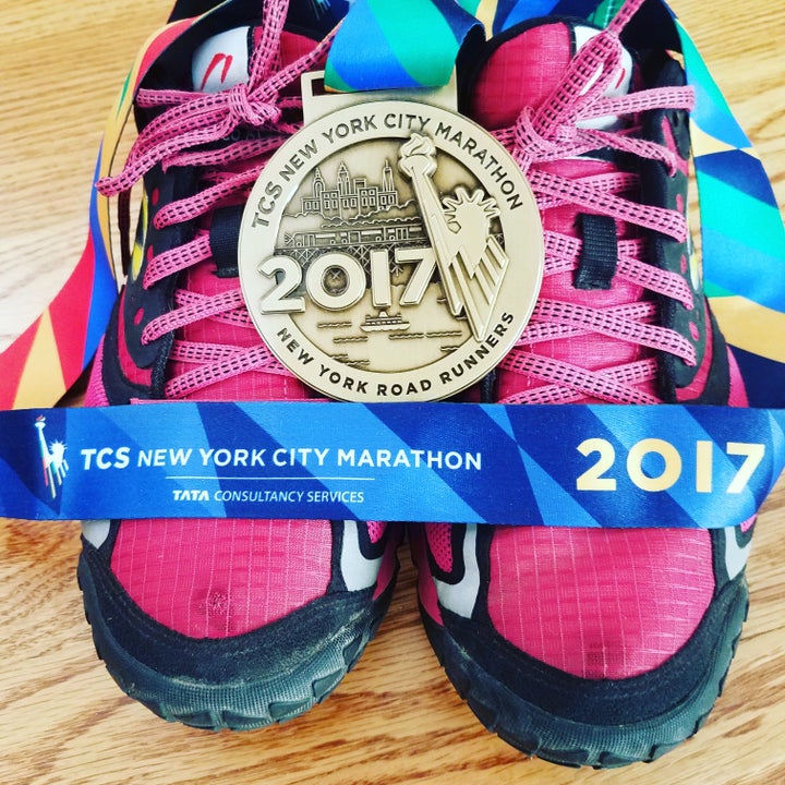 <p><em>2017 NYC Marathon Finisher Medal</em></p>