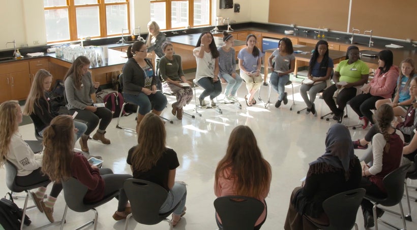 The girls of “Maine Girls,” a new documentary co-directed by Yael Luttwak and Abigail Tannebaum Sharon.