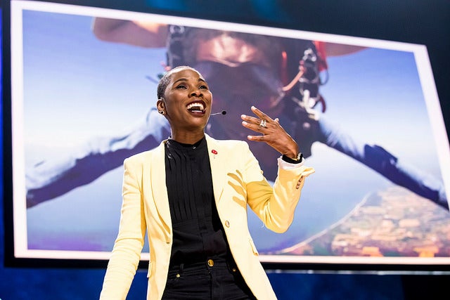 Luvvie Ajayi speaks at TEDWomen 2017 — Bridges, November 1-3, 2017, Orpheum Theatre, New Orleans, Louisiana.