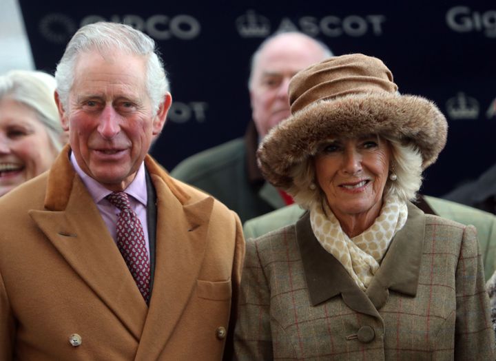 <strong>Prince Harry's father Prince Charles and Camilla Parker Bowles, the Duchess of Cornwall </strong>