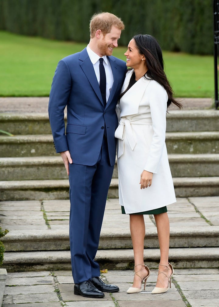 The couple held an official photocall following the announcement of their upcoming nuptials 