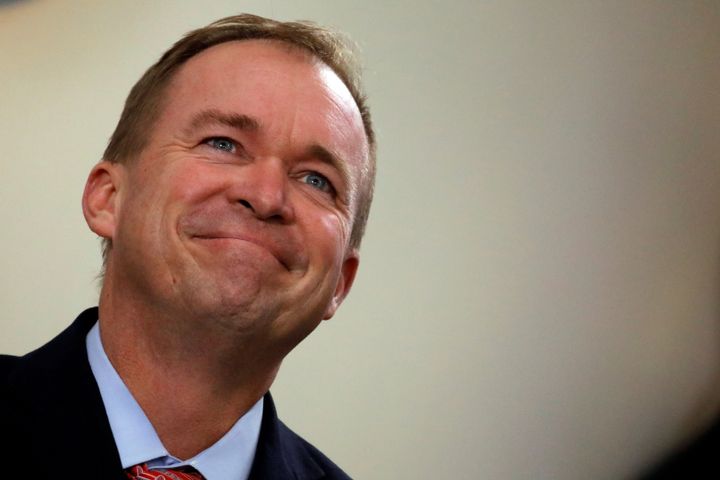 Office of Management and Budget Director Mick Mulvaney attends the daily briefing at the White House in Washington, U.S., July 20, 2017. (REUTERS/Carlos Barria)
