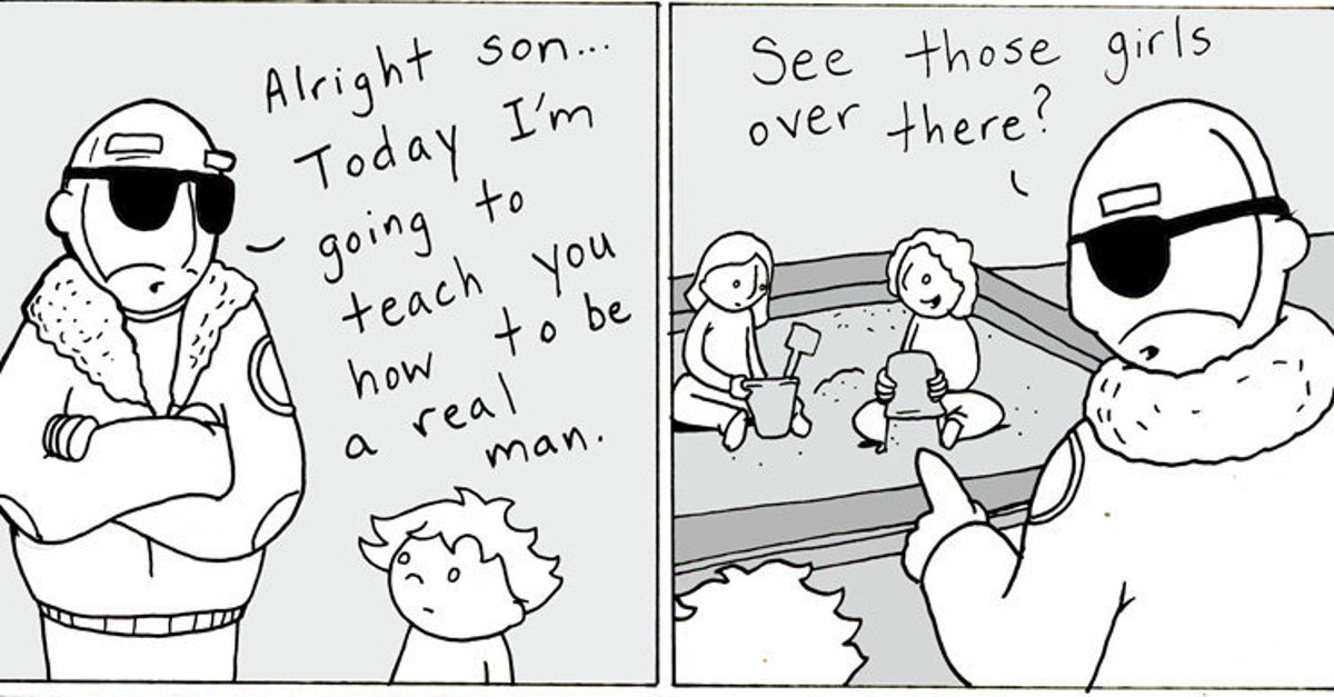 NextImg:Dad's Sweet Comics Promote Empathy, Tolerance And Love