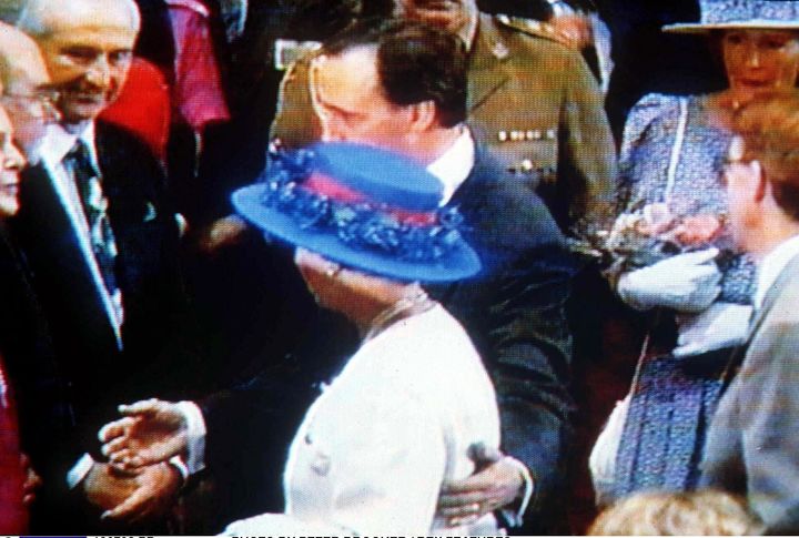 Faux pas: Paul Keating was roundly pilloried for putting his arm around the Queen during an official visit 