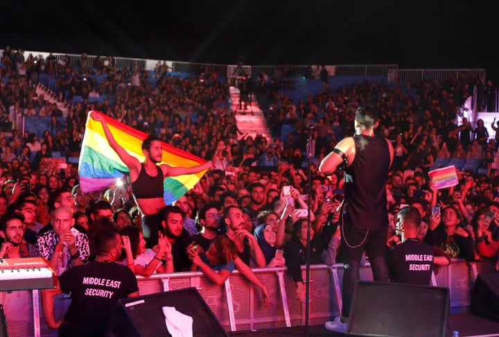 In October, Egyptian security forces arrested 57 people in a wave of arrests triggered by the raising of a rainbow flag at a