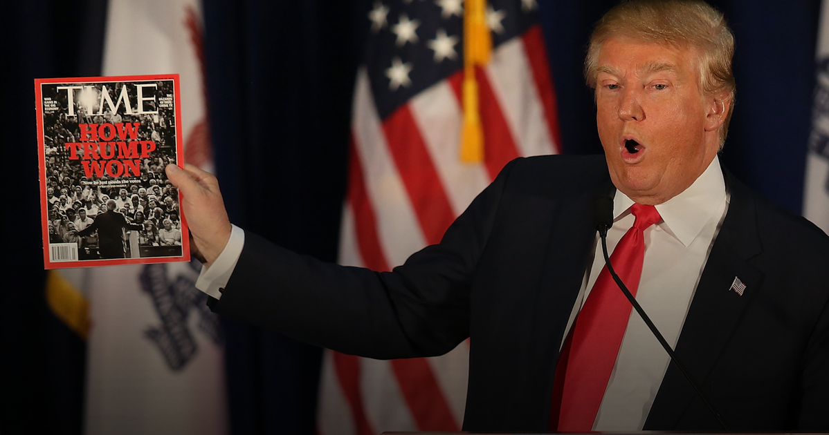 Time Magazine Disputes Trump's Claim | HuffPost Videos