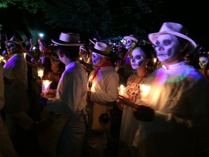 Procession at the Cemetery